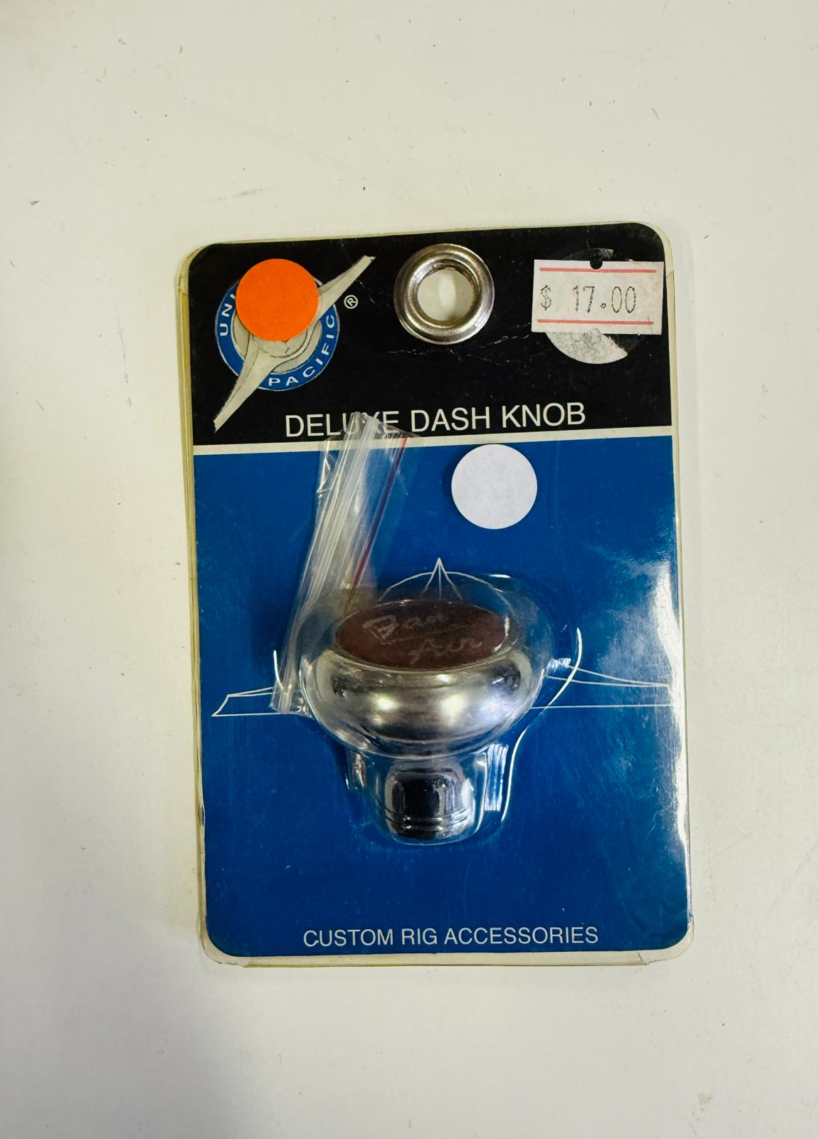 UNITED PACIFIC - 23395 : Fan / Air Glossy Knob - Screw Mount w Red Sticker