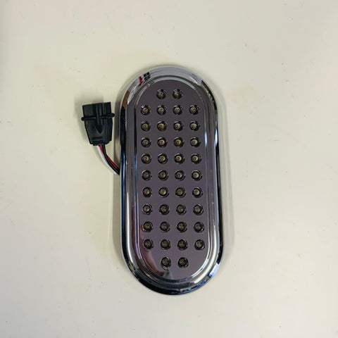 TLED-OBKFR : Oval Retro Style LED - Red