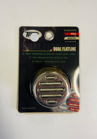 TLED-FX70 : 2" Flatline Dual Colour Red/White