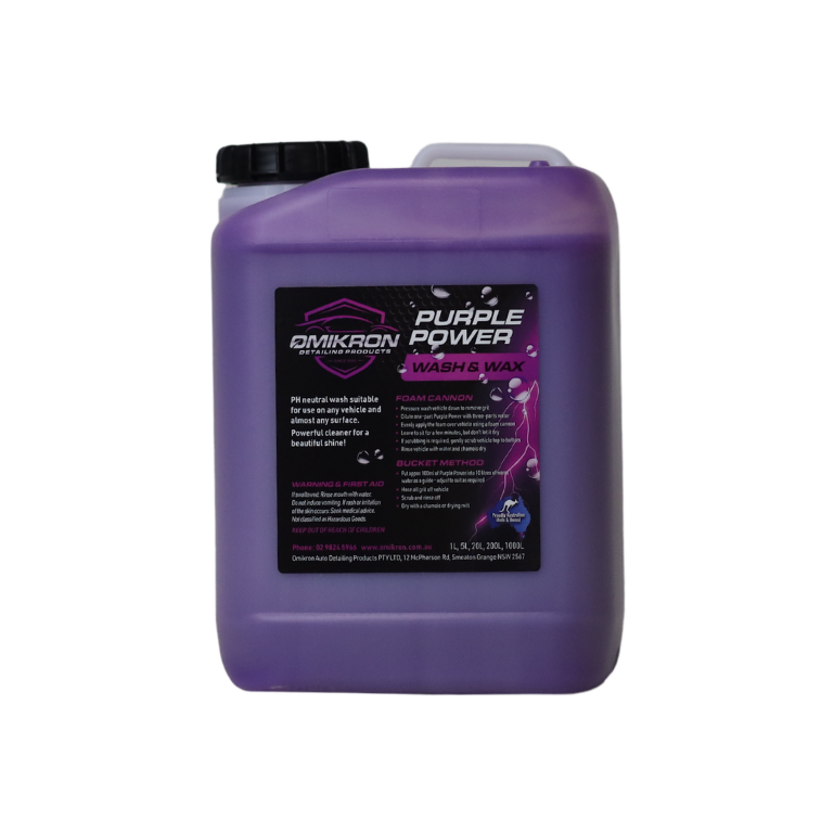 OMIKRON-PURPOW : Purple Power Wash and Wax