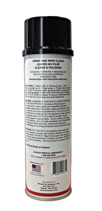 BullSnot! VizABull - Rocket Spray Glass Cleaner 539g