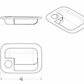 UNITED PACIFIC - 41710 : CHROME EXTERIOR DOOR HANDLE COVER FOR 2005+ KENWORTH/PETERBILT - DRIVER