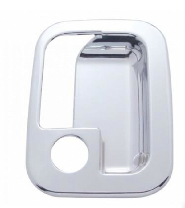 UNITED PACIFIC - 41713 : CHROME EXTERIOR DOOR HANDLE COVER FOR 2005+ KENWORTH/PETERBILT - PASSENGER
