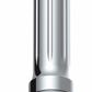 UNITED PACIFIC - 70624 : THREAD-ON DALLAS STYLE GEARSHIFT KNOB WITH 13/15/18 SPEED ADAPTER - CHROME/VERTICAL