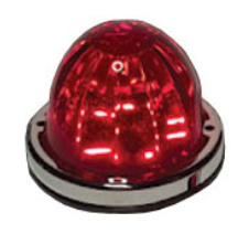 VC-VU-1110L-R : Valley Chrome Glass Lens Watermelon - Red