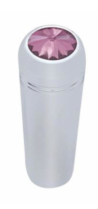 UNITED PACIFIC - 40021P : 1-7/8" SHORT ALUMINUM TOGGLE SWITCH EXTENSION WITH CRYSTAL FOR KENWORTH - PURPLE CRYSTAL (2-PACK)