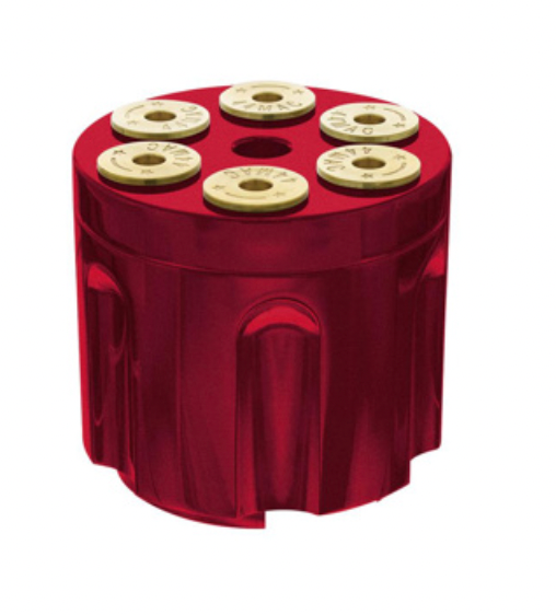 UNITED PACIFIC - 70861 : GUN CYLINDER 13/15/18 SPEED GEARSHIFT KNOB - CANDY RED