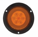 UP-36958 : 21 LED 4" FLANGE MOUNT GLOLIGHT (TURN SIGNAL) - AMBER LED/AMBER LENS