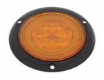 UP-36958 : 21 LED 4" FLANGE MOUNT GLOLIGHT (TURN SIGNAL) - AMBER LED/AMBER LENS