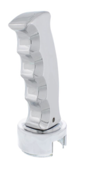 UNITED PACIFIC - 70636 : CHALLENGER GEARSHIFT KNOB WITH 13/15/18 SPEED ADAPTER - CHROME