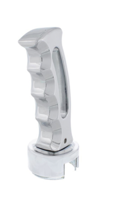 UNITED PACIFIC - 70684 : SLOT STYLE GEARSHIFT KNOB WITH 13/15/18 SPEED ADAPTER - CHROME