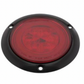 UNITED PACIFIC - 36957 : 21 LED 4" ROUND FLANGE MOUNT GLOLIGHT (STOP, TURN & TAIL) - RED LED/RED LENS