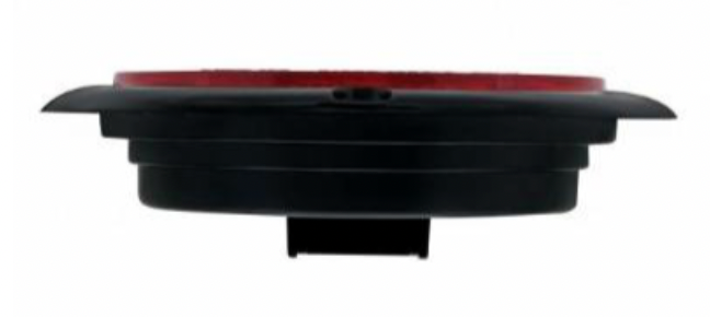UNITED PACIFIC - 36957 : 21 LED 4" ROUND FLANGE MOUNT GLOLIGHT (STOP, TURN & TAIL) - RED LED/RED LENS