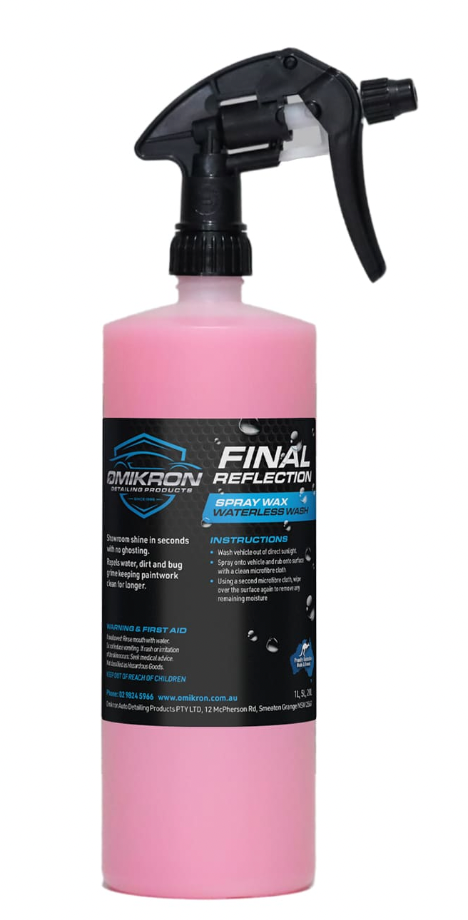 OMIKRON-FINREF: Final Reflection Spray Wax & Waterless Wash