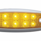 UNITED PACIFIC - 39451 : 10 LED REFLECTOR RECTANGULAR LIGHT (CLEARANCE/MARKER) - AMBER LED/AMBER LENS