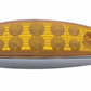 UNITED PACIFIC - 39451 : 10 LED REFLECTOR RECTANGULAR LIGHT (CLEARANCE/MARKER) - AMBER LED/AMBER LENS