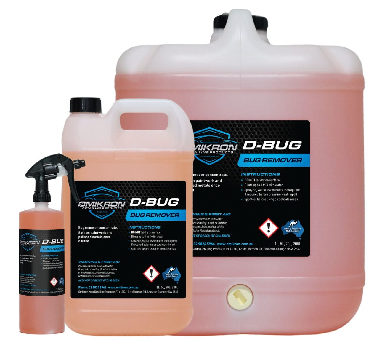 OMIKRON-DBUG1: D-Bug Bug Remover & Degreaser