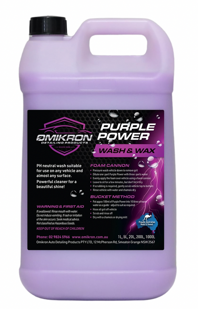 ULTRA CLEAN PURPLE WASH & WAX #25350 – Auto Detail Supply Pros