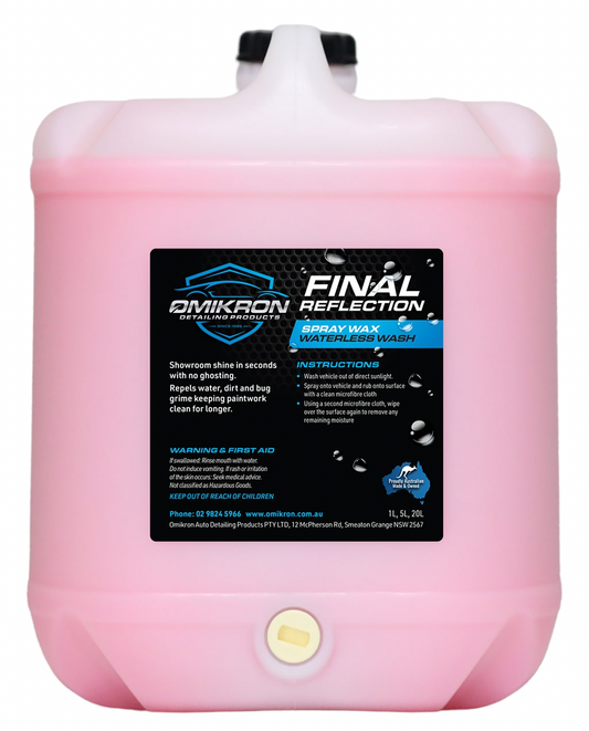 OMIKRON-FINREF: Final Reflection Spray Wax & Waterless Wash