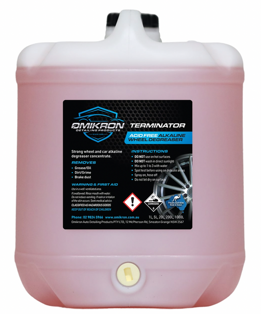 OMIKRON-TERWHE: Terminator Wheel Cleaner & Degreaser