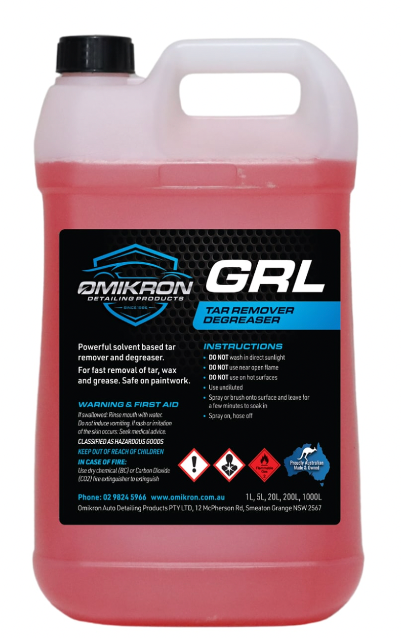 OMIKRON-GRL: GRL Tar Remover Degreaser