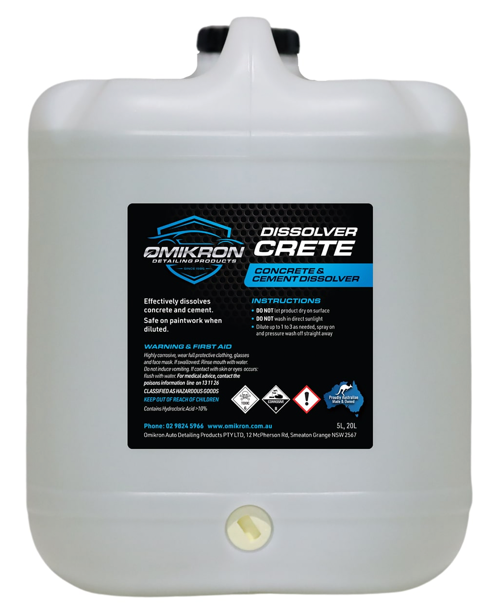 OMIKRON-DICRETE: Dissolvercrete