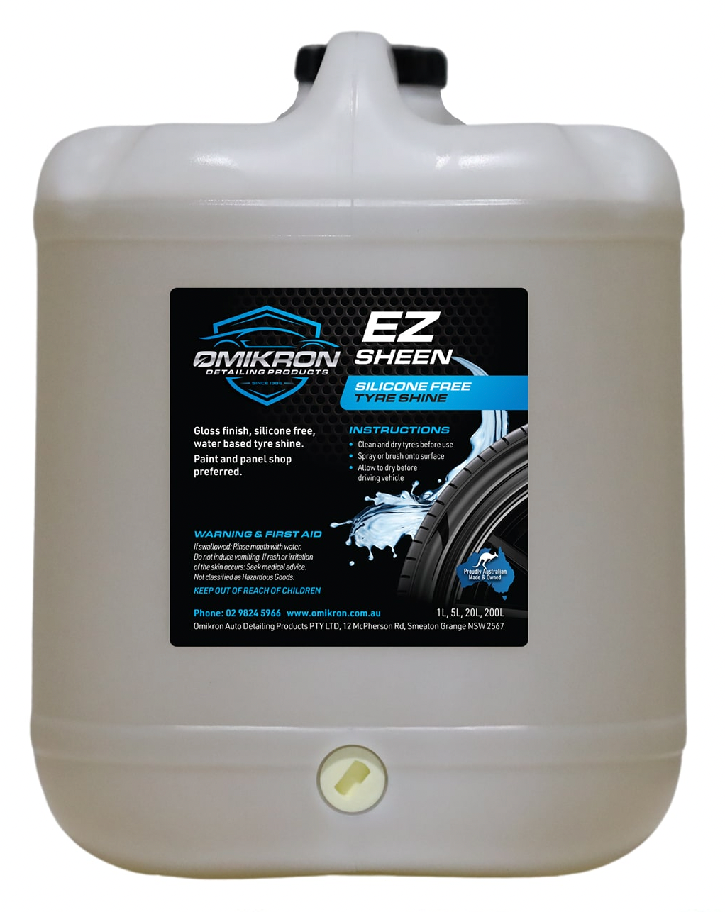 OMIKRON-EZSHTY: Ez Sheen Tyre Shine