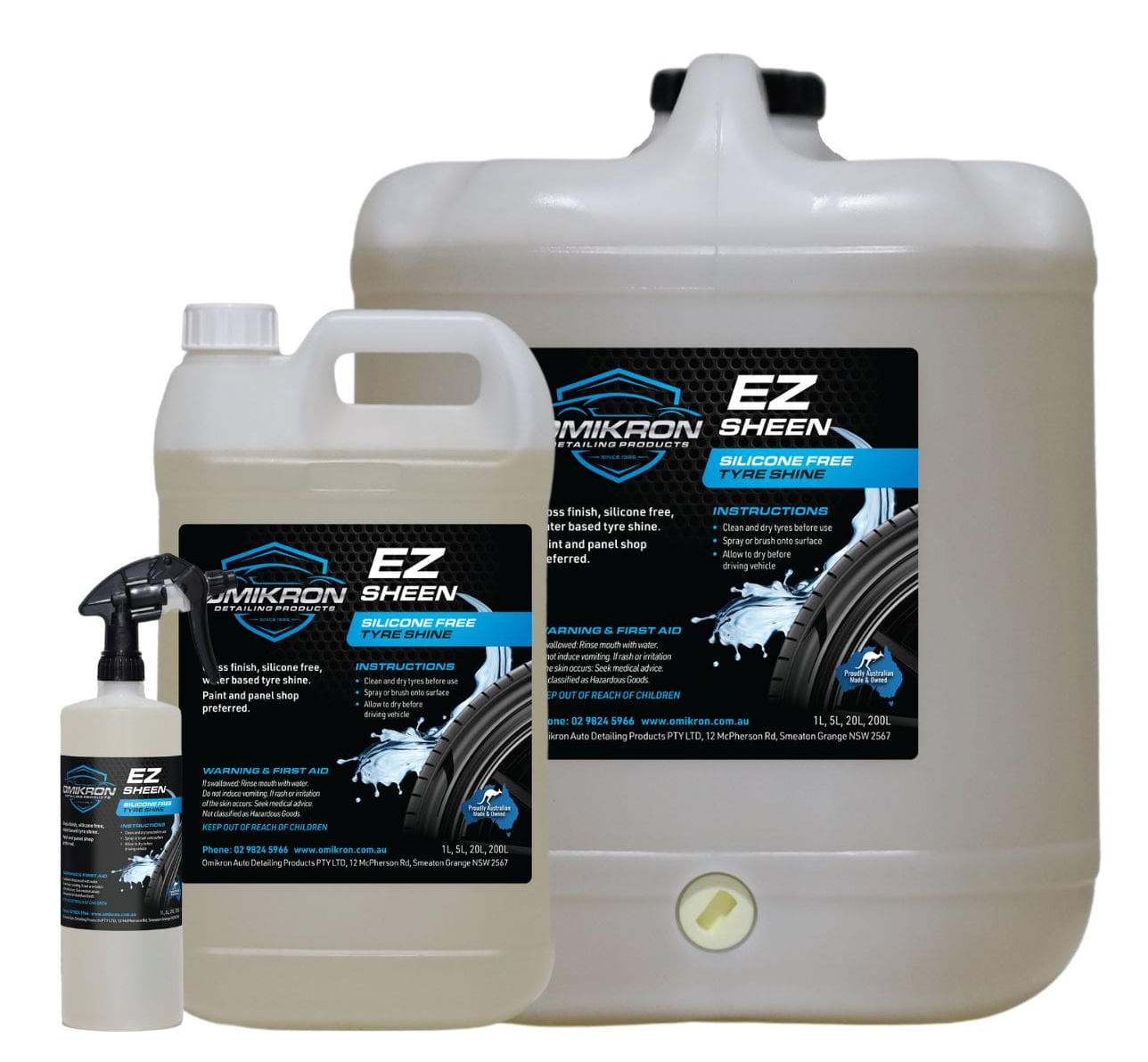 OMIKRON-EZSHTY: Ez Sheen Tyre Shine