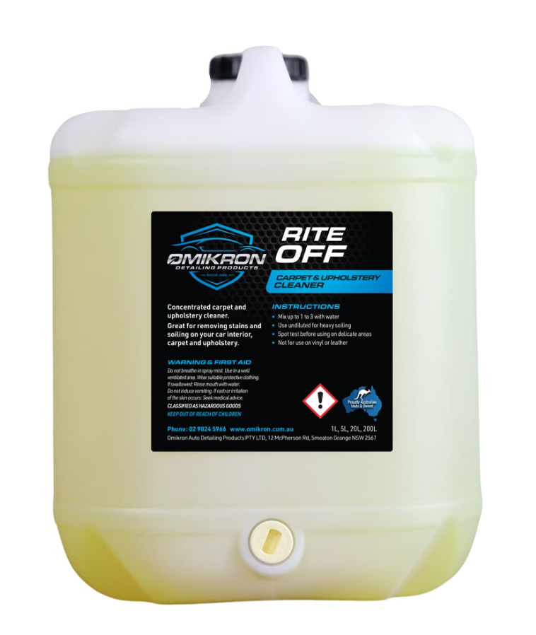 OMIKRON-RITECC: Rite Off Carpet and Upholstery Cleaner