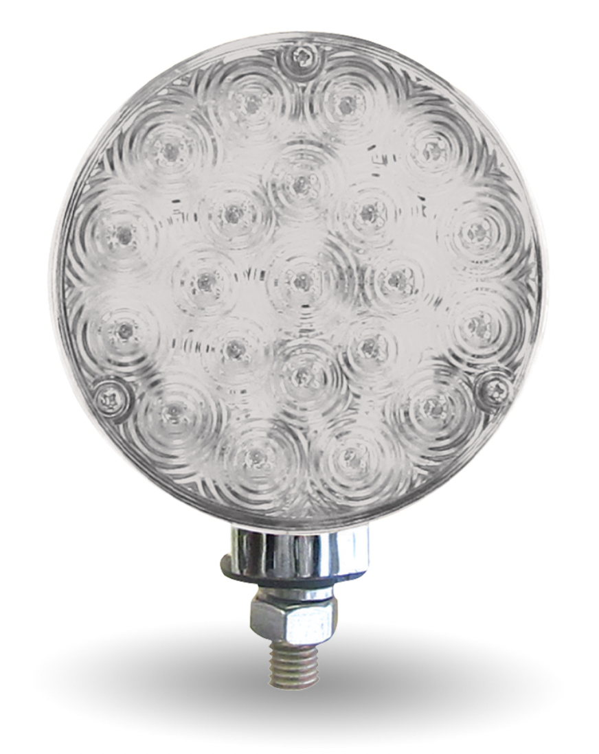 TRUX-TLED-DFFC : Fleet Style Double Face Combination LED - Clear Lens (42 Diodes)