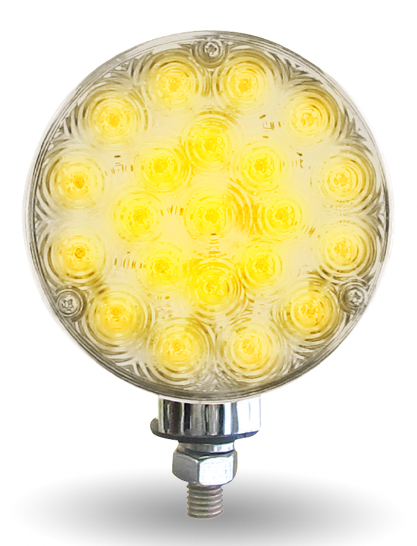 TRUX-TLED-DFFC : Fleet Style Double Face Combination LED - Clear Lens (42 Diodes)