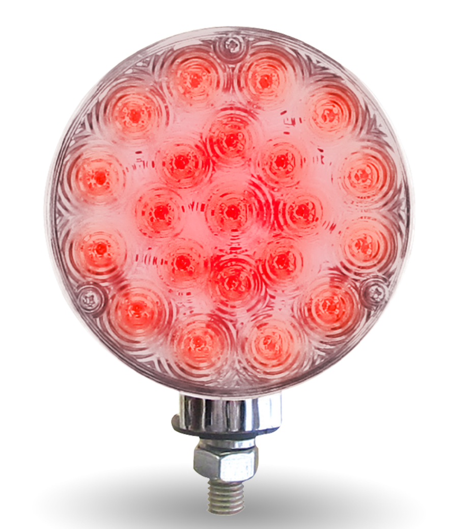 TRUX-TLED-DFFC : Fleet Style Double Face Combination LED - Clear Lens (42 Diodes)
