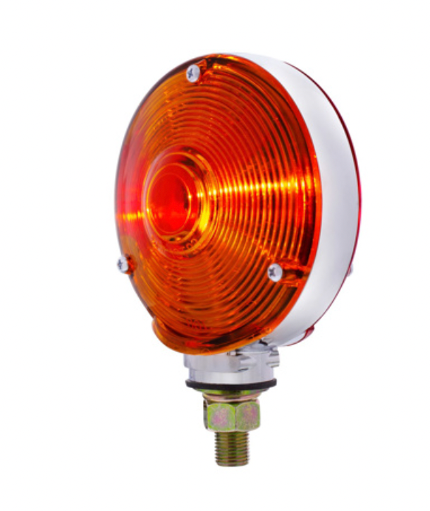 UNITED PACIFIC - 30241 : DOUBLE FACE TURN SIGNAL LIGHT WITH 1157 BULB - AMBER & RED LENS