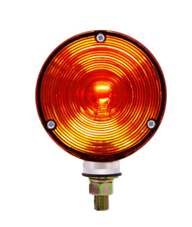 UNITED PACIFIC - 30241 : DOUBLE FACE TURN SIGNAL LIGHT WITH 1157 BULB - AMBER & RED LENS