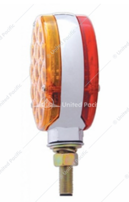 UNITED PACIFIC - 38103 : 42 LED DOUBLE FACE TURN SIGNAL LIGHT - AMBER & RED LED/AMBER & RED LENS