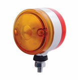 UP-39426 : 30 LED 3" DUAL FUNCTION DOUBLE FACE LIGHT - AMBER & RED LED/AMBER & RED LENS