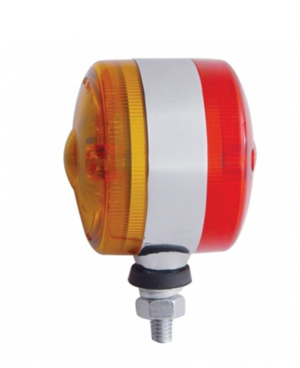 UNITED PACIFIC - 39426 : 30 LED 3" DUAL FUNCTION DOUBLE FACE LIGHT - AMBER & RED LED/AMBER & RED LENS
