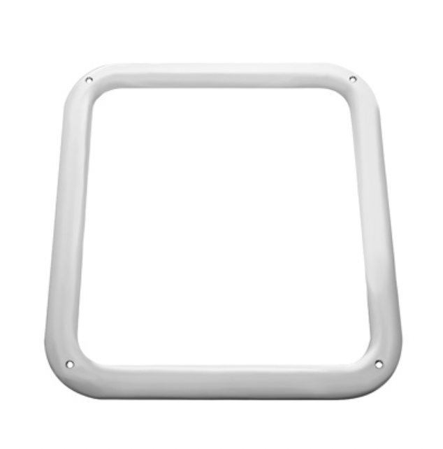 UNITED PACIFIC - 40923 : CHROME PLASTIC KW DAYLIGHT DOOR W900 VIEW WINDOW TRIM WITH HARDWARE