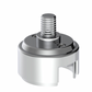 UNITED PACIFIC - 70589B : 1/2"-13/15/18 Shifter - Chrome Thread-On Shift Knob Mounting Adapter For Eaton Fuller Style