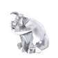 UNITED PACIFIC - 72046 : DIE-CAST SITTING PIG HOOD ORNAMENT - CHROME