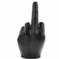 UNITED PACIFIC - 72055 : FINGER HOOD ORNAMENT-MATTE BLACK