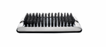 UP-90050 : STAINLESS SHOE/BOOT SCRAPER WITH NYLON BRUSH - BLACK BRUSH