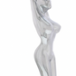 UNITED PACIFIC - C5036-3 : CHROME NUDE LADY SHAPE GRAB HANDLE