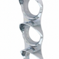UNITED PACIFIC - 41853 : CHROME SMALL 3-GAUGE BEZEL WITH VISOR FOR MACK