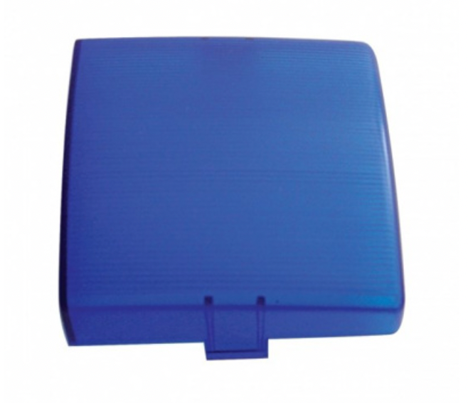 UNITED PACIFIC - 30830 : 3" X 3" SQUARE DOME LIGHT LENS - BLUE
