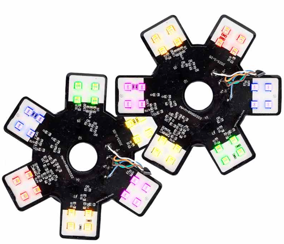 TX-TLED-X3RGB: 5″ RGB Multi-Color Auxiliary Star LED Light Kit