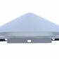 UNITED PACIFIC - 10147 : 5 EVEN NOTCHED CHROME POINTED FRONT HUBCAP - 7/16" LIP