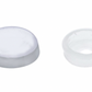 UNITED PACIFIC - 70251 : CHROME PLASTIC SNAP-ON SCREW COVERS FOR 1/4" SCREW (10-PACK)