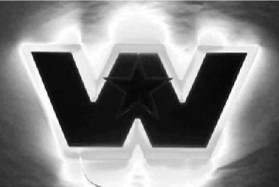 AACC - Western Star Backlight Emblem - White