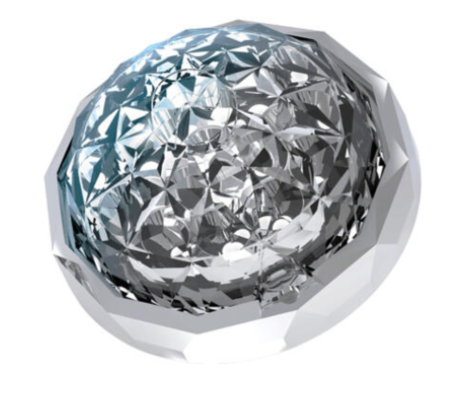 RW-JWL1015 : JEWEL STYLE LOW PRO WATERMELON HERO LED MARKER LIGHT - WHITE/PURPLE LIGHT / CLEAR LENS